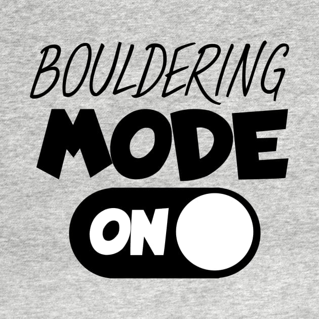 Bouldering mode on by maxcode